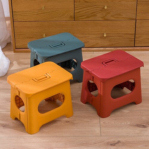 

Folding Stool Plastic Household Simple Folding Stool Maza Stool Outdoor Portable Small Stool