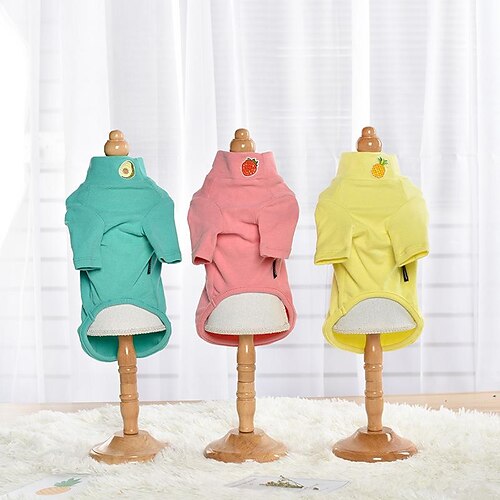 

Two-legged Spring And Autumn Dogs And Cats Leisure Cute Sports Wind Fruit Bottoming Sweater Pet Clothes