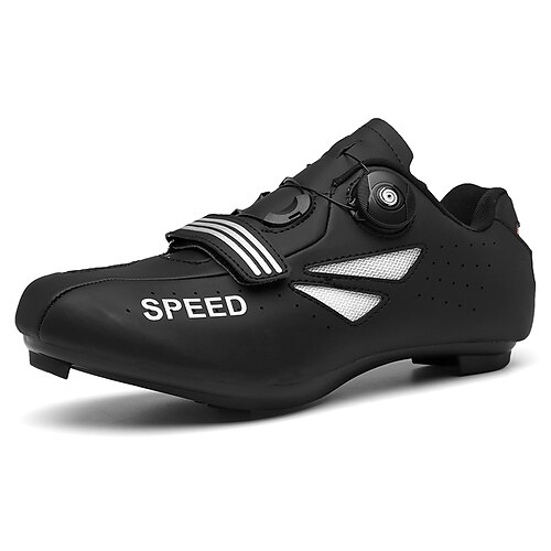 

Adults' Bike Shoes Mountain Bike Shoes Road Bike Shoes Anti-Slip Cushioning Breathable Mountain Bike MTB Road Cycling Cycling / Bike White Black Blue Men's Women's Cycling Shoes