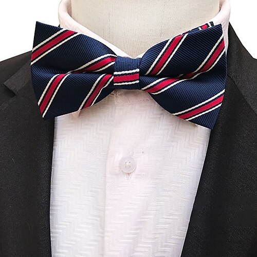 

Men's Work / Wedding / Gentleman Bow Tie - Striped