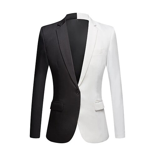 

Per uomo Elegante Giacca Standard Standard Liscio Bianco - nero 2023