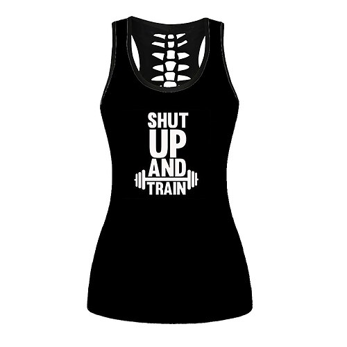 

21Grams Women's Yoga Top Summer Fashion Black / Red Black Yoga Gym Workout Running Tank Top Sleeveless Sport Activewear Breathable Quick Dry Comfortable Stretchy
