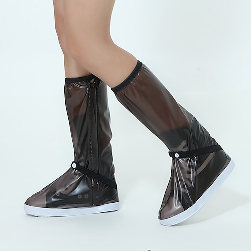 

nouvelles bottes de pluie à tube haut enveloppant fond couverture haute imperméable à l'eau anti-boue anti-sable anti-pluie couvre-chaussures voyage en plein air couvre-chaussures de sport