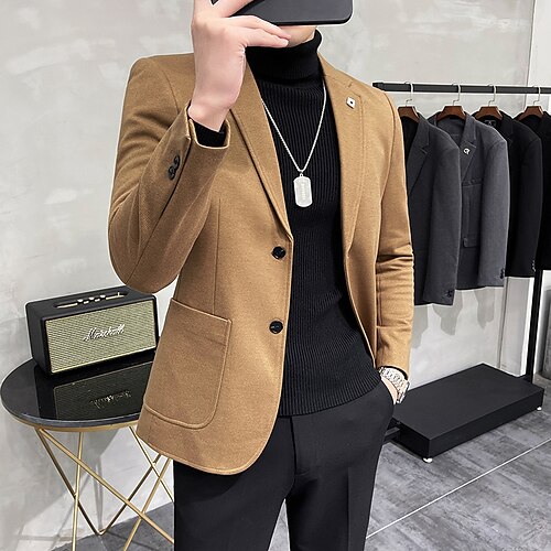 

Men's Regular Regular Fit Black Khaki Brown 2022 / Winter