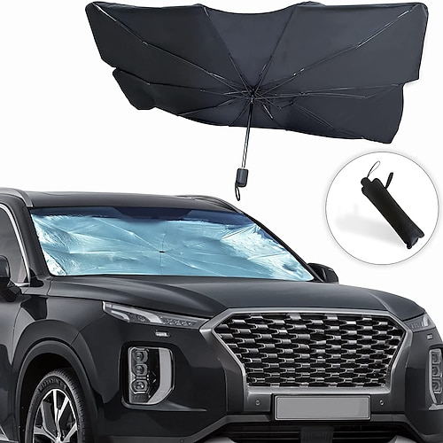 

StarFire Umbrella Windshield Sun Shade for Car Blocks UV Rays Sun Visor Protector Sunshade for Complete Protection Foldable Car Shade Front Windshield Car Accessories Interior Large Size 58X32 Inches
