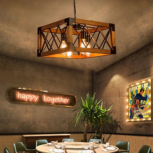 

45 cm Single Design Pendant Light LED Metal Industrial Painted Finishes Traditional / Classic Country 220-240V