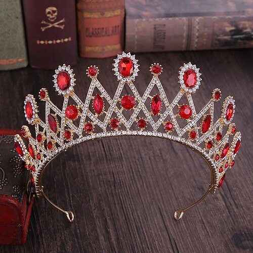 

Crown Tiaras Alloy Wedding Simple With Metal Headpiece Headwear