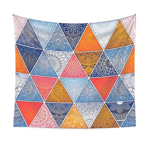 

Mandala bohemio tapiz de pared arte decoración manta cortina colgante hogar dormitorio sala de estar dormitorio decoración boho hippie psicodélico floral flor loto indio