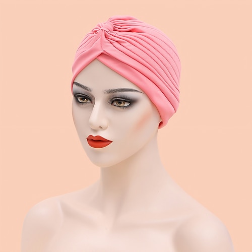 

Headwear Headpiece Poly / Cotton Blend Party / Evening Casual Ethnic Style With Pure Color Headpiece Headwear