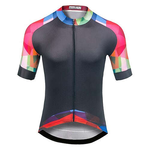 

21Grams Women's Short Sleeve Cycling Jersey Summer Spandex Black Bike Top Mountain Bike MTB Road Bike Cycling Quick Dry Moisture Wicking Sports Clothing Apparel / Athleisure