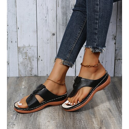 

Women's Sandals Peep Toe PU Leather Loafer Fall Summer Leopard Black Blue
