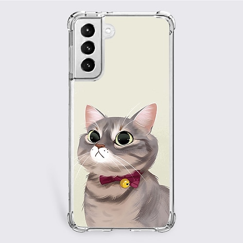 

Cat Phone Case For Samsung Galaxy A73 A53 A33 S22 Ultra Plus S21 FE S20 A72 A52 A42 Unique Design Protective Case Shockproof Dustproof Transparent Back Cover TPU