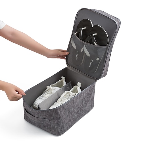 

Large Travel Storage Shoe Bag Cationic Three Shoe Bag Storage Bag Can Be Set to Trolley Case Travel Shoe Bag