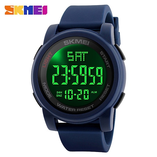 

SKMEI Digital Watch for Men Digital Digital Stylish Stylish Casual Waterproof Calendar Stopwatch ABS Silicone Fashion