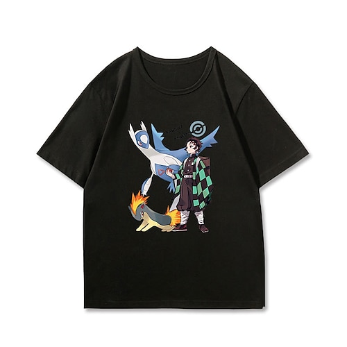 

Inspired by Demon Slayer: Kimetsu no Yaiba Kamado Tanjiro T-shirt Anime 100% Polyester Anime Harajuku Graphic Kawaii T-shirt For Men's / Women's / Couple's