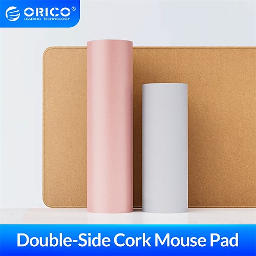

Orico Mouse Pad Large Computer Mouse Pad Cork Double-Sided Ultra-Thin Gaming Mouse Pad Waterproof Pu Leather Desk Pad Home Gaming