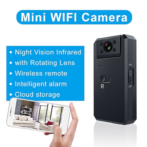 

mini cámara wifi 1080p hd monitor remoto inalámbrico cámara 4k cámara ip pequeña grabadora de video micro cámara con audio