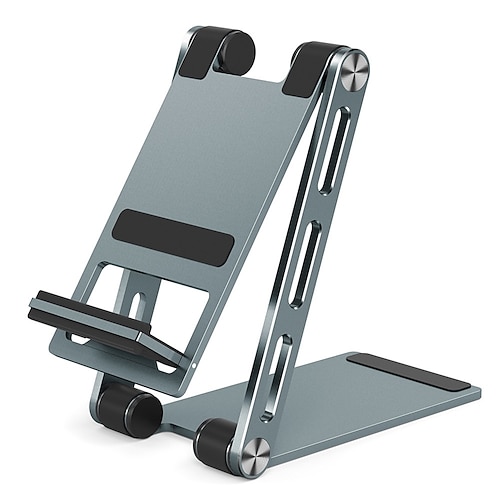 

Phone Stand Portable Foldable Slip Resistant Phone Holder for Desk Selfies / Vlogging / Live Streaming Office Compatible with Tablet All Mobile Phone Phone Accessory