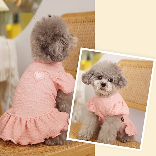 

Prodotti per cani Prodotti per gatti Vestiti Con cuori Di tendenza stile sveglio Per eventi Casual / quotidiano Abbigliamento per cani Vestiti del cucciolo Abiti per cani Morbido Viola Rosa Beige