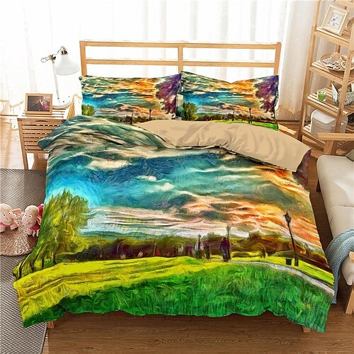 

Flower Duvet Cover Set Quilt Bedding Sets Comforter Cover,Queen/King Size/Twin/Single/(Include 1 Duvet Cover, 1 Or 2 Pillowcases Shams),3D Prnted
