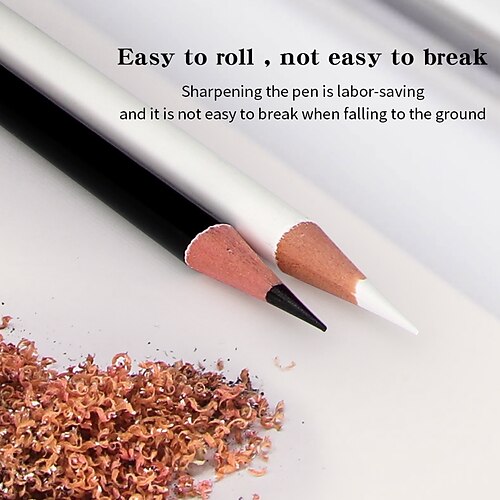 

Colored Pencils 2B Oil Colors Rainbow Wood Pencils 12 Count for Adult Artists