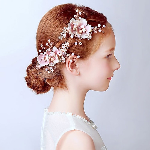 

Headpiece Hair Clip Hair Tool Imitation Pearl Rhinestone Wedding Party / Evening Retro With Faux Pearl Headpiece Headwear