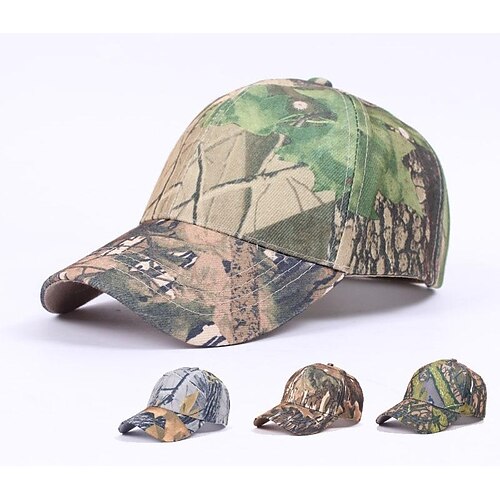 

Men's Women's Sun Hat Fishing Hat Hiking Hat Summer Outdoor UV Sun Protection Sunscreen UV Protection Breathable Hat Camouflage green leafy brown Green Gray for Fishing Climbing Running / Quick Dry