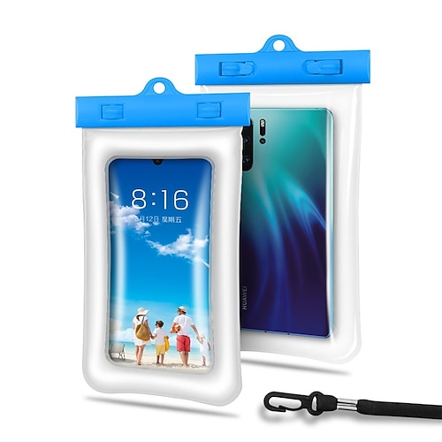 

2 Pack Waterproof Phone Pouch Portable Shockproof Dustproof [30m / 98ft] IPX8 Waterproof Phone Case Dry Bag for For iPhone 13 Pro mini 12 11 XR Max Samsung Galaxy S21 S20 A32 A22 Swimming Snorkeling