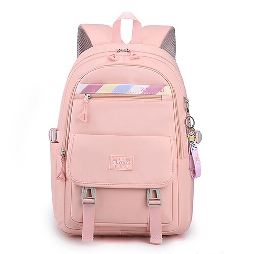 

School Backpack Bookbag for Student Classic Breathable Large Capacity Nylon School Bag Back Pack Satchel 18 inch
