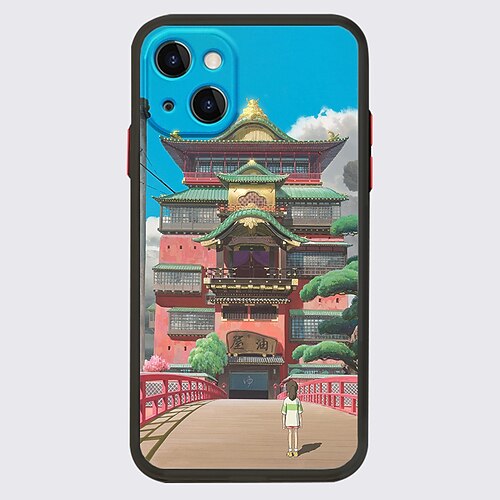 

Spirited Away Anime Phone Case For Apple iPhone 13 Pro Max 12 11 SE 2022 X XR XS Max 8 7 Unique Design Protective Case Shockproof Dustproof Transparent Back Cover TPU