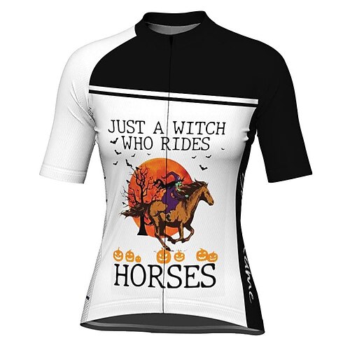 

21Grams Women's Short Sleeve Cycling Jersey Bike Top Mountain Bike MTB Road Bike Cycling White Spandex Polyester Breathable Quick Dry Moisture Wicking Sports Clothing Apparel / Athleisure