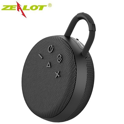 

Bluetooth Portable Speaker ZEALOT S77 Louder Volume Crystal Clear Stereo Sound Rich Bass Waterproof IPX6 Wireless Speaker Up to 8 Hours of Play