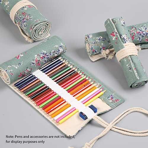 

PencilCasePenPouchMarkerBag Multifunction Canvas for School Student Kids