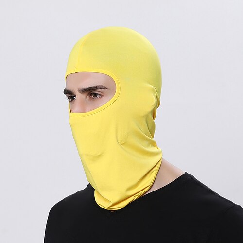 

Balaclava Solid Color Sunscreen Breathable Dust Proof Sweat wicking Comfortable Bike / Cycling Cream BlueYellow fluorescent green for Men's Women's Adults' Outdoor Exercise Cycling / Bike Solid Color