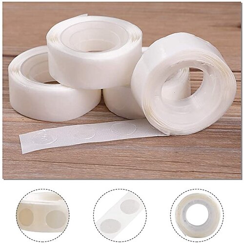 Removable Adhesive Double Side Glue Dots For Balloons, (100 Dots