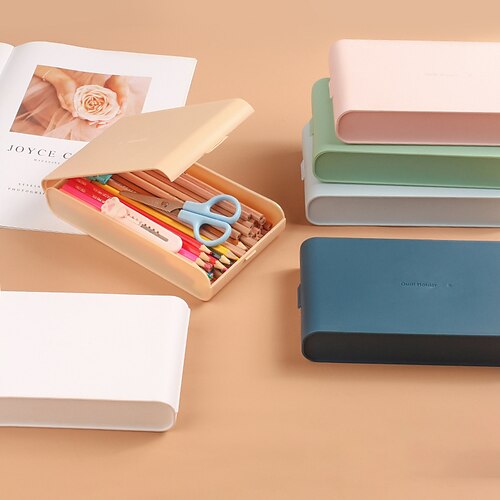 

PencilCasePenPouchMarkerBag Cartoon Lightweight Multifunction Plastics for School Student Children