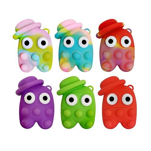 

1 pcs Eye-catching Doll Pop Out Squishy Animal Antistress Toys Squeeze Soft Abreact Vent Toys Stress Relief Halloween Tricky Gifts