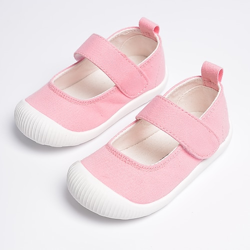 

Girls' Sneakers Sports Outdoors Casual School Shoes Daily Canvas Breathability Non-slipping Lolita Little Kids(4-7ys) Casual Daily Walking Shoes White Pink Red Spring Summer