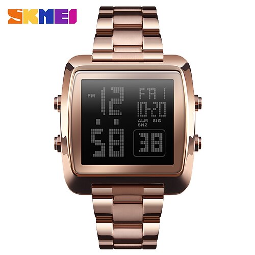 

SKMEI Digital Watch for Men Digital Digital Stylish Stylish Casual Waterproof Calendar Dual Time Zones Alloy Alloy Fashion