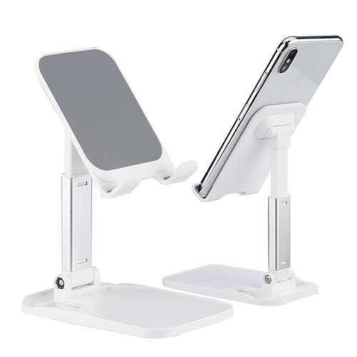 

Desk Mobile Stand Aluminum Tablet Holder Silver Black Phone Holder Desk Supoort Lazy Phone Holder
