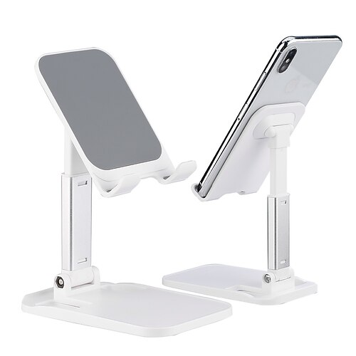 

Desk Mobile Stand Aluminum Tablet Holder Silver Black Phone Holder Desk Supoort Lazy Phone Holder