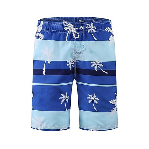 

Homens Calção Justo de Natação Shorts de Natação Secagem Rápida Leve Bermuda de Surf Roupa de banho Com bolsos Com Cordão Natação Surfe Praia Esportes Aquáticos Estampado Verão