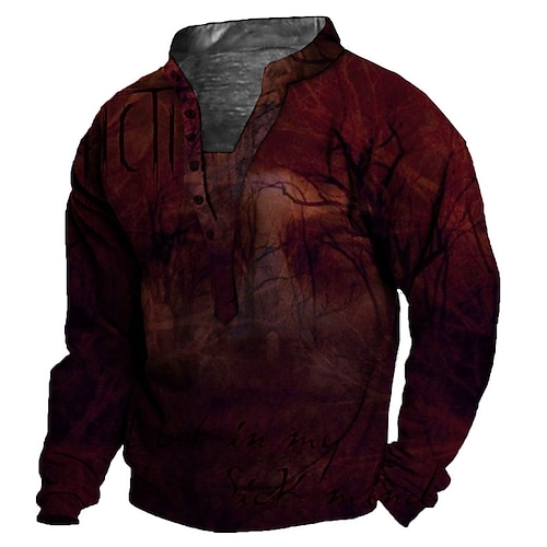 

Men's Unisex Sweatshirt Pullover Abstract Graphic Prints Print Casual Daily Sports 3D Print Casual Designer Hoodies Sweatshirts Red