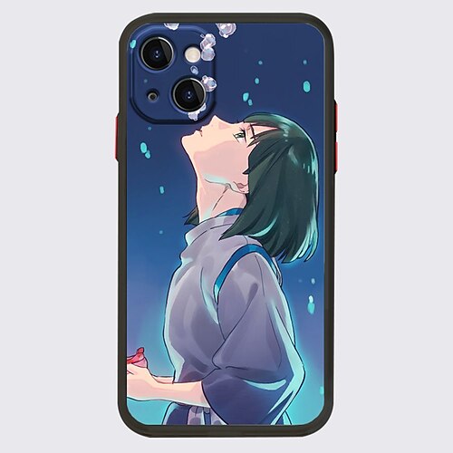 

Spirited Away Anime Phone Case For Apple iPhone 13 Pro Max 12 11 SE 2022 X XR XS Max 8 7 Unique Design Protective Case Shockproof Dustproof Transparent Back Cover TPU