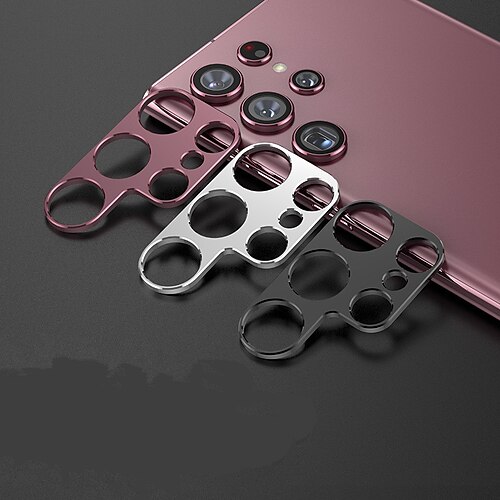 

1 pc Phone Front & Camera Lens Protector For Samsung S22 Ultra Plus S21 FE S20 S22 Ultra Plus FE S22 S21 S20 Plus Ultra Titanium Alloy Aluminum alloy Ultra Thin Phone Accessory