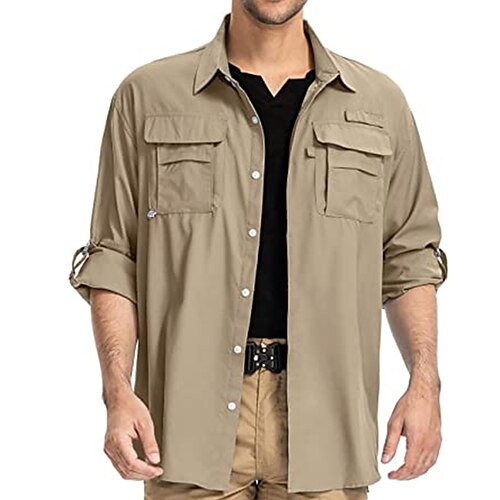 

Men's Shirt Solid Color Turndown Street Casual Button-Down Long Sleeve Tops Casual Fashion Breathable Comfortable Light Pink Green Blue