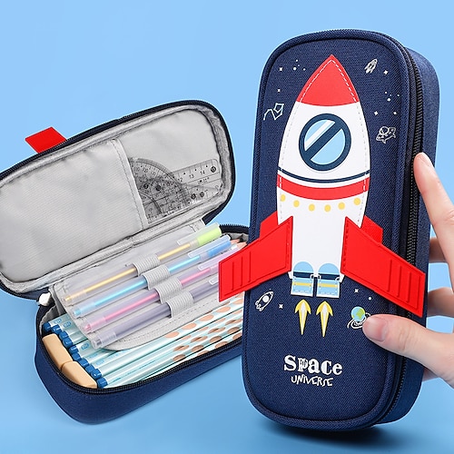 

Pencil Case Pen Pouch Marker Bag Cartoon Cute Lightweight EVA for School Student Kids