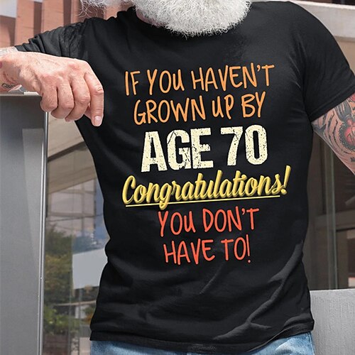 

Men's T shirt Hot Stamping Graphic Letter Crew Neck Street Casual Print Short Sleeve Tops Basic Fashion Classic Comfortable White Black Navy Blue