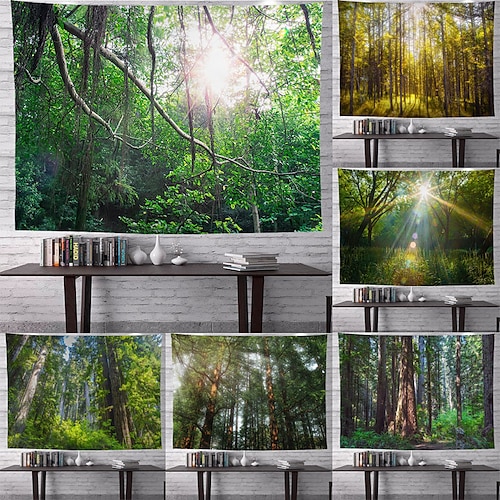 

Landscape Wall Tapestry Art Decor Blanket Curtain Hanging Home Bedroom Living Room Decoration Polyester