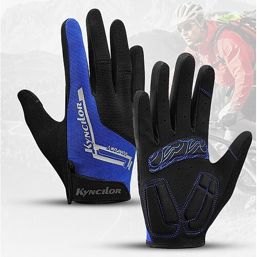 

Winter Gloves Bike Gloves Cycling Gloves Touch Gloves Full Finger Gloves Anti-Slip Windproof Warm Reduces Chafing Sports Gloves Mountain Bike MTB Outdoor Exercise Cycling / Bike Red Blue Black for